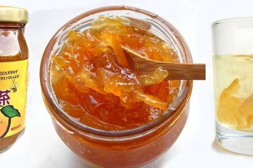 Yujacha is a Korean drink made using yuzu jam
