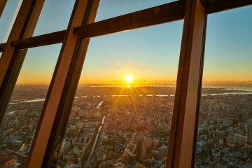 First Sunrise at Tokyo Skytree