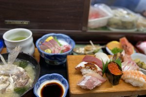 Sushi at Sukesan