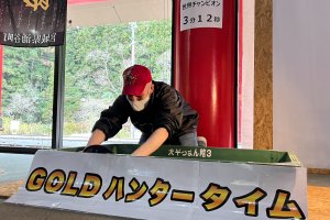 Trying to beat the 3 minute 12 seconds gold panning record