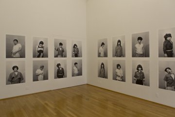 Part of the exhibition consisted of self-portraits