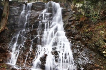 Священный водопад святилища Хаханосиратаки