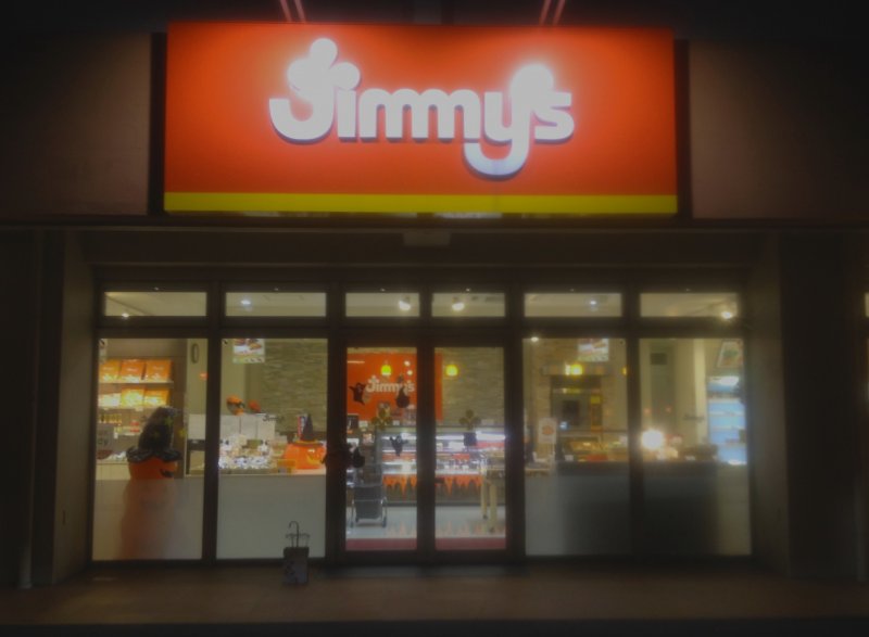 Look for the distinctive orange and white Jimmy&#39;s sign at 22 locations around the island