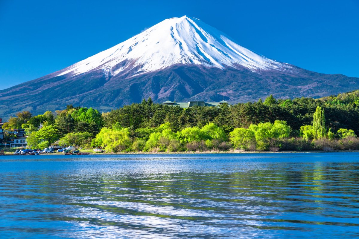 Mount Fuji and Lake Kawaguchiko