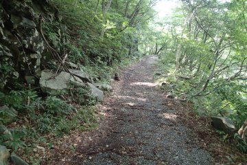 This part of the trail is still in great condition after hundreds of years of use