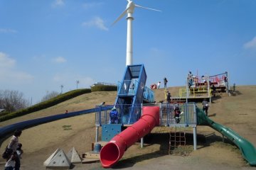 Slide, climb, bounce, explore and play outside at Tochigi Museum