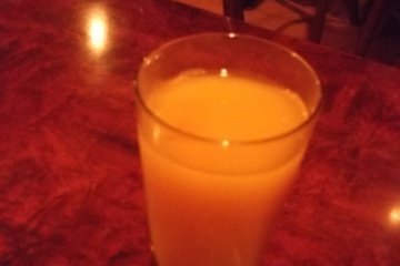 <p>My lychee orange cocktail</p>