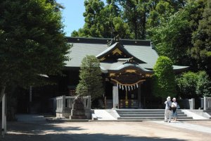 The main shrine on a delightful summer's day