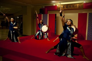 <p>The Ryukyu dance team &quot;Tingala&quot; performing &quot;Eisar&quot;, a local traditional dance with up-tempo music&mdash;a&nbsp;really powerful dance. Don&#39;t miss it!</p>