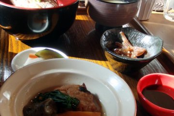 The delicious eel lunch
