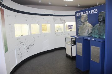 <p>Inside the memorial hall, interesting exhibits of the history and exchanges of Lu Xun and Genkuro</p>