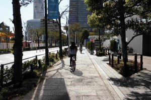 การขี่จักรยานในเมืองนี้ ถือเป็นเรื่องง่ายและสามารถไปได้ทุกที่อย่างอิสระ
