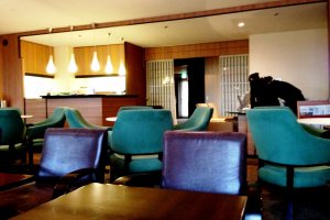 The club lounge is a peaceful haven especially during business hours