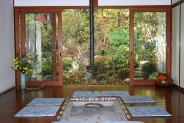 peaceful tatami room