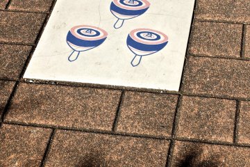 <p>Tops are popular here. They even use them as sidewalk markers</p>