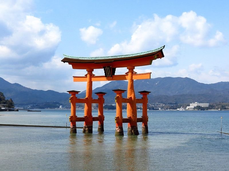 The beautiful torii