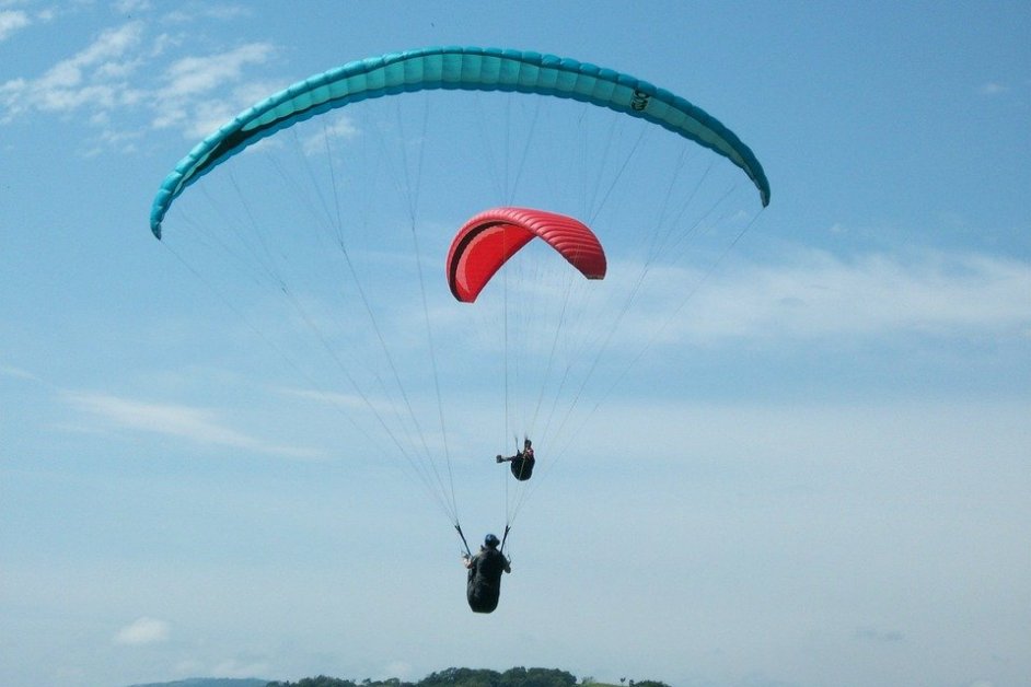 Paragliding in Japan